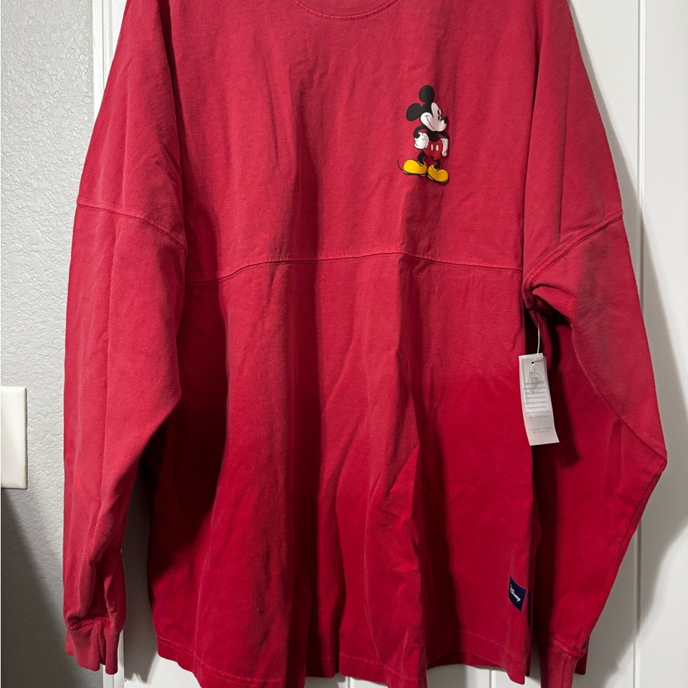 Disneyland Resort Red Mickey Mouse Spirit Jersey.